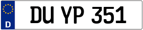 Truck License Plate